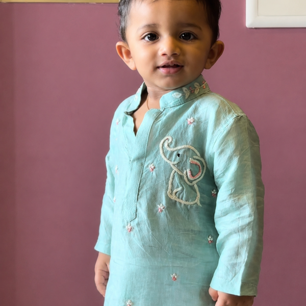 Boys kurta with white pants